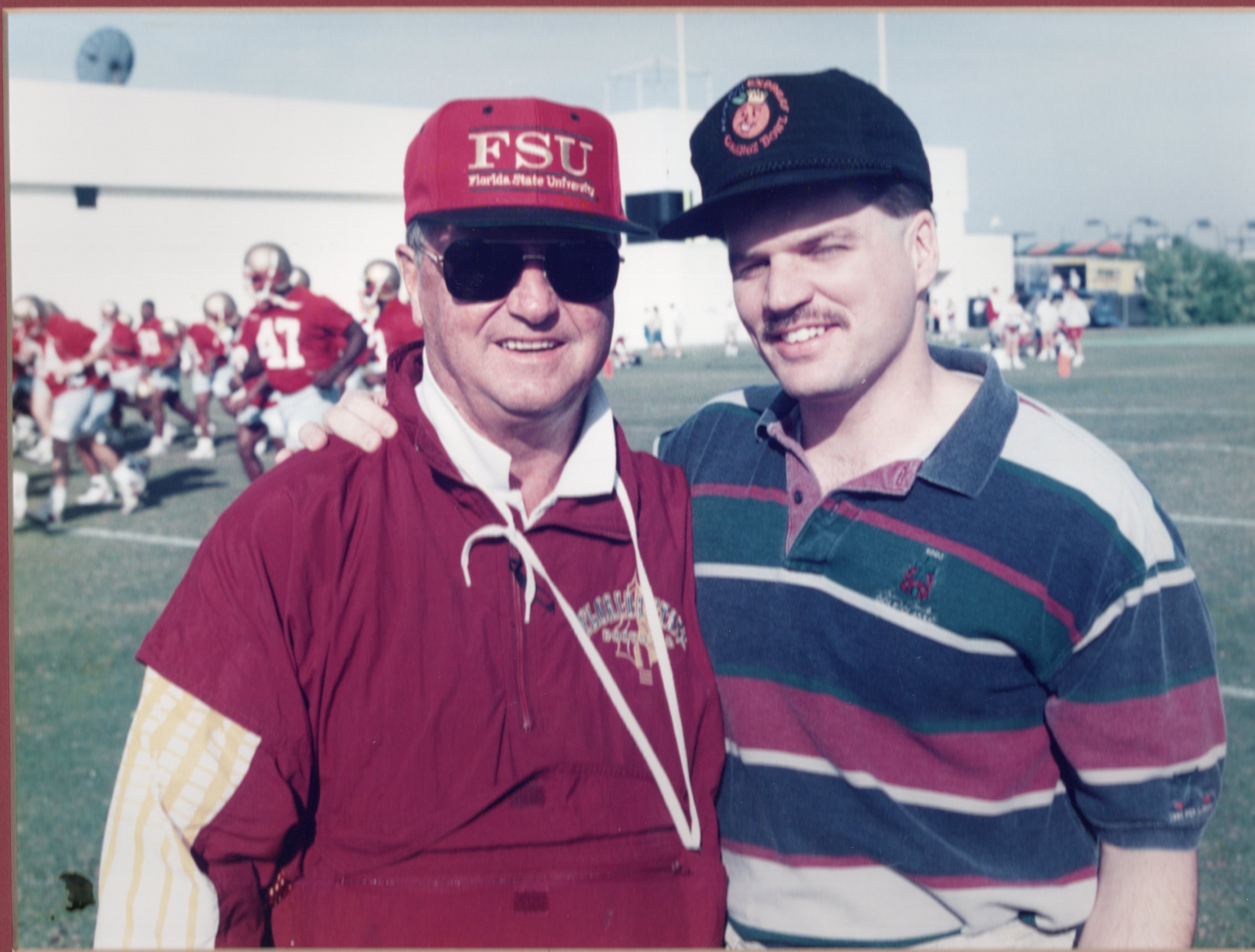1980s FSU Doctor with Coach Bowden